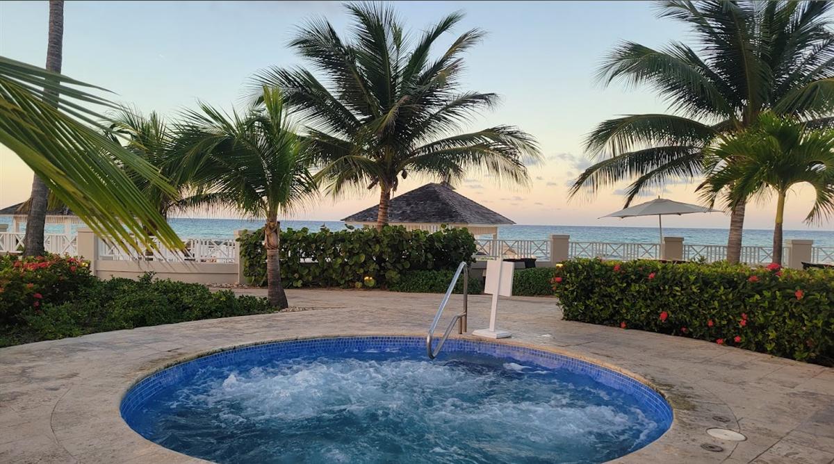 Seaside pool at Hyatt Ziva Rose Hall in Jamaica